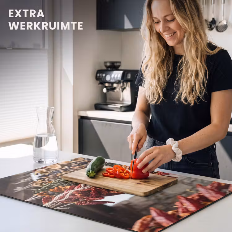 Inductie beschermer - Rode pepers - Eten — 4
