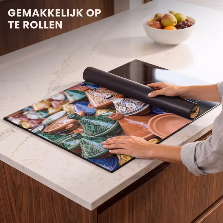 Inductie beschermer - Aardewerk - Kleurrijk - Patroon — 7