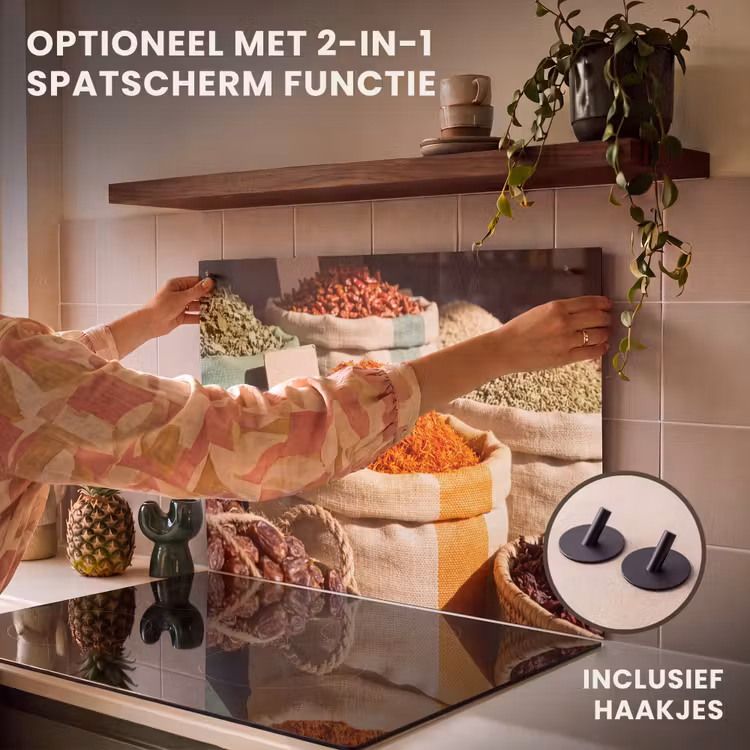 Inductie beschermer - Kruiden - Markt - Kleurrijk — 10