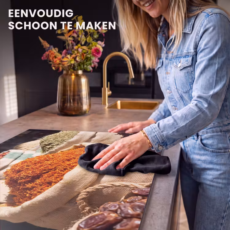Inductie beschermer - Kruiden - Markt - Kleurrijk — 6