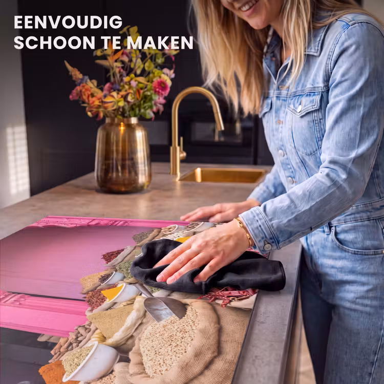 Inductie beschermer - Kruiden - Markt - Roze — 6
