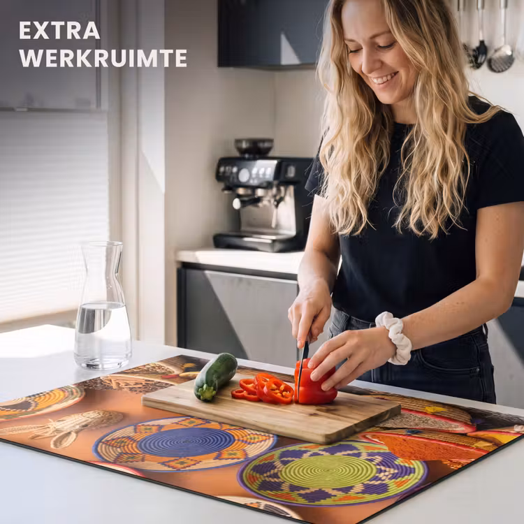 Inductie beschermer - Eten - Kleurrijk - Cultuur — 4