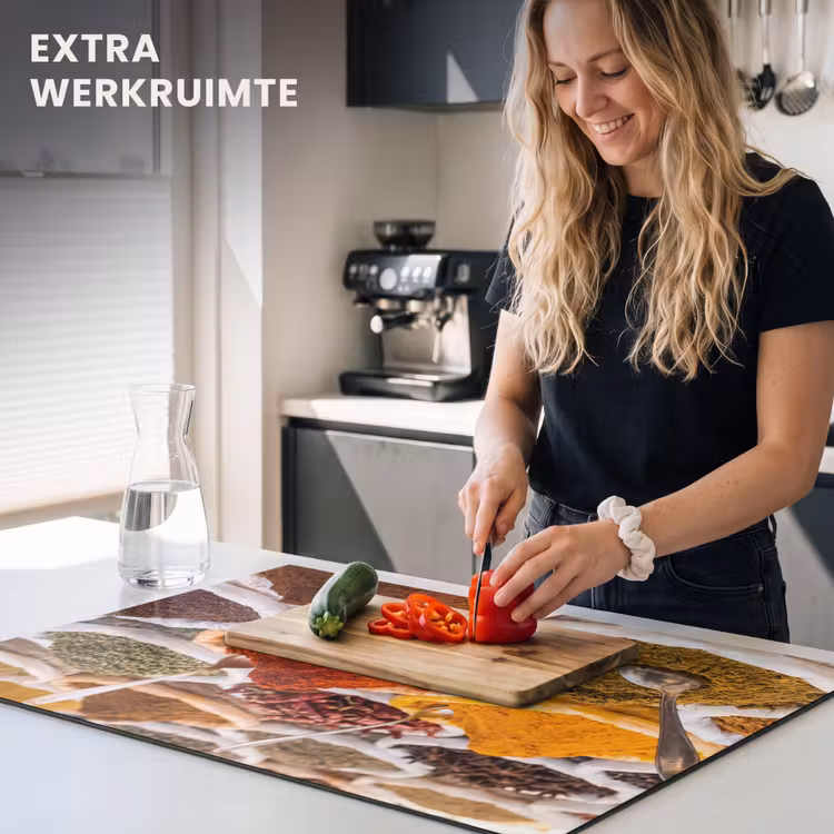 Inductie beschermer - Kruiden - Markt - Eten — 4