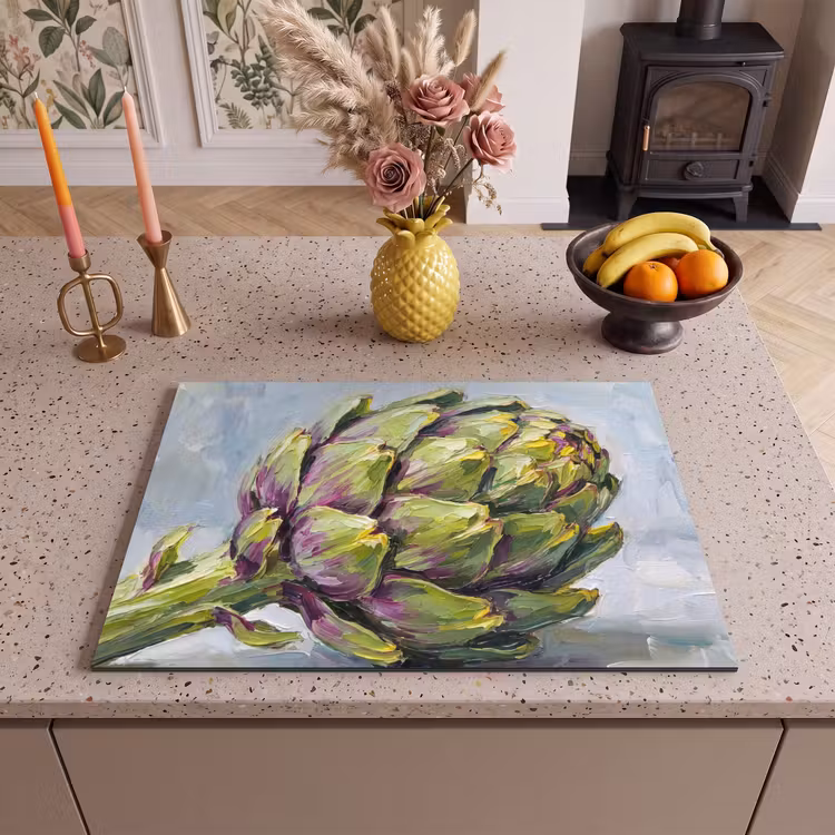 Inductie beschermer - Eten - Artisjok - Modern — 2