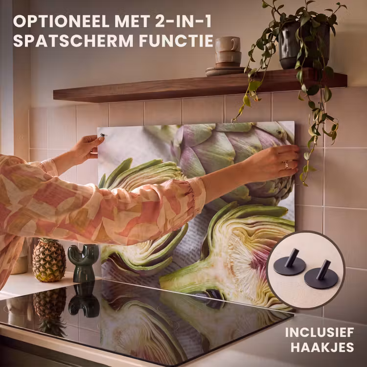 Inductie beschermer - Artisjok - Doorgesneden - Eten — 10
