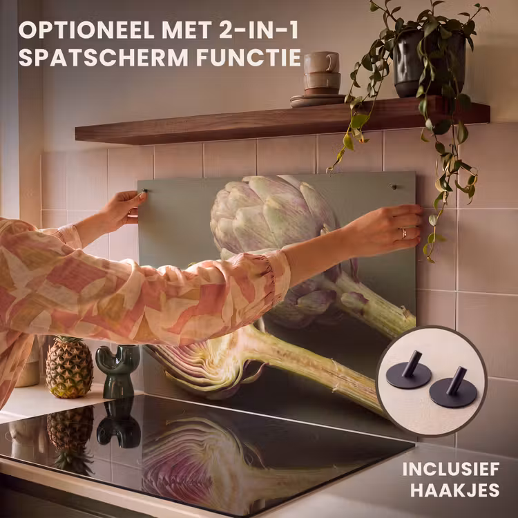 Inductie beschermer - Artisjok - Paars - Voedsel — 10