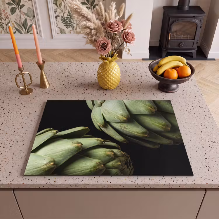 Inductie beschermer - Artisjok - Groen - Eten — 2