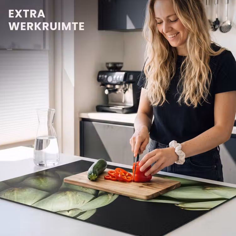 Inductie beschermer - Artisjok - Groen - Eten — 4