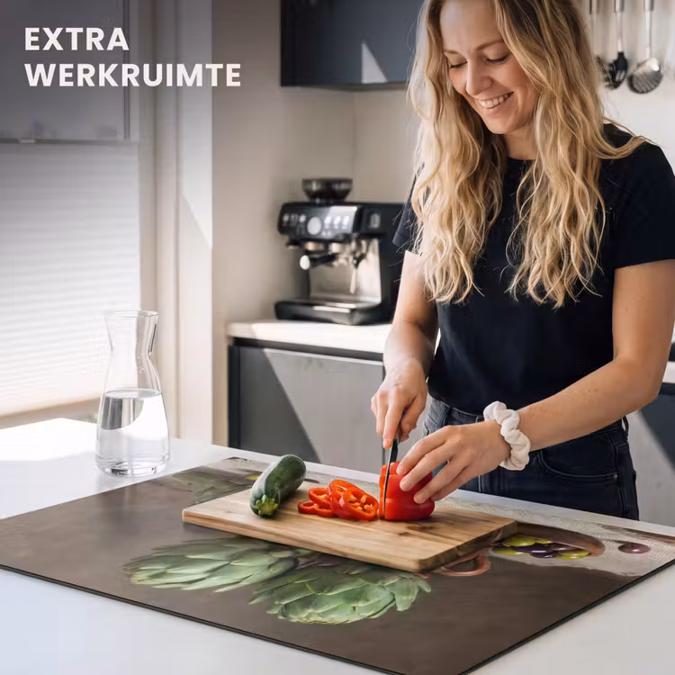 Inductie beschermer - Artisjokken - Olijven - Eten — 4