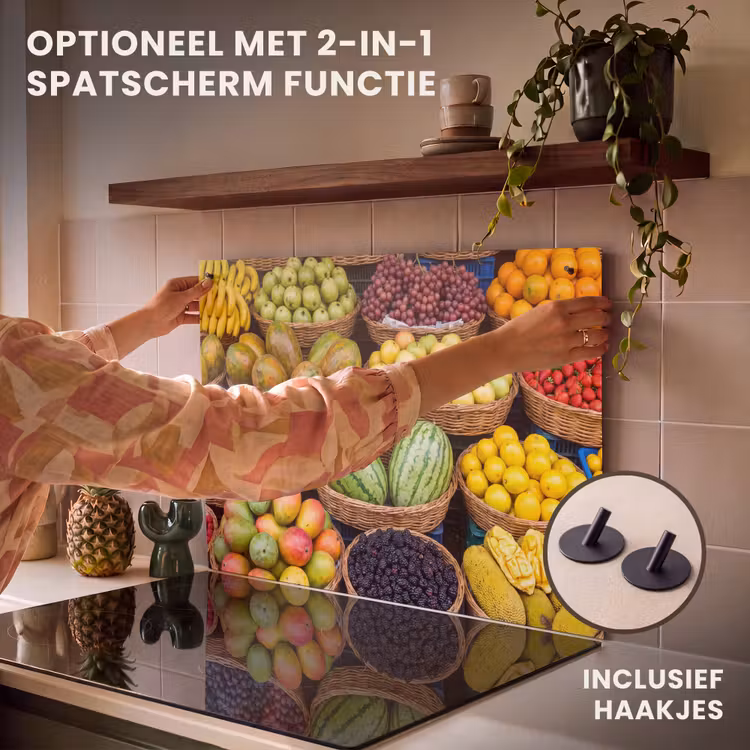Inductie beschermer - Fruit - Markt - Kleurrijk — 10