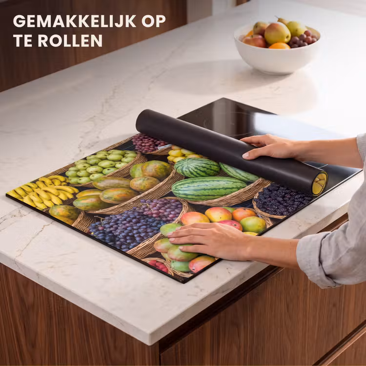 Inductie beschermer - Fruit - Markt - Kleurrijk — 7