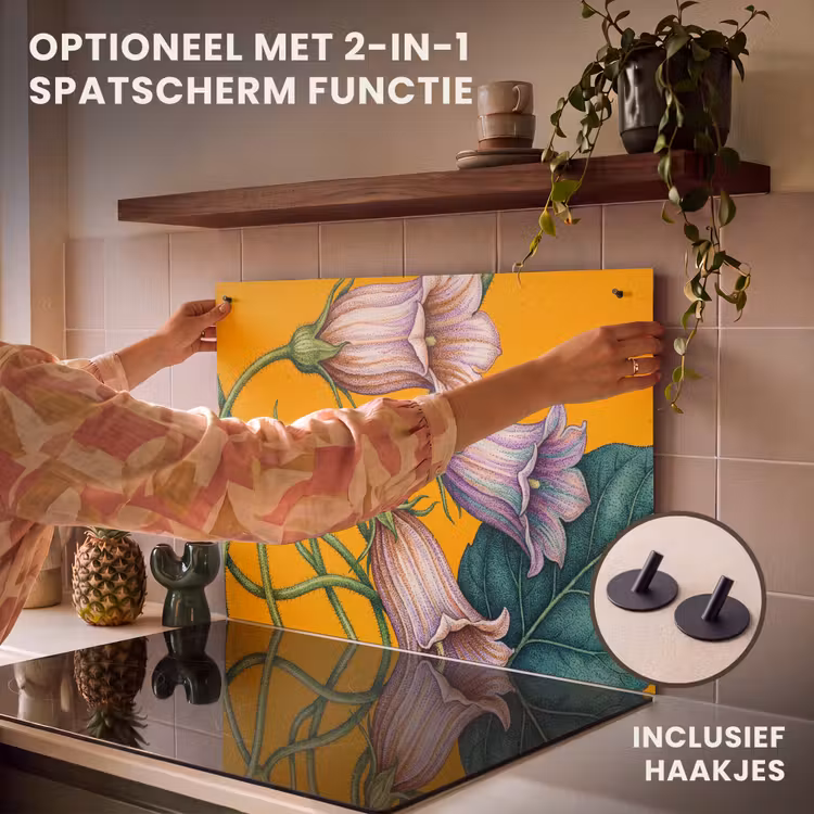 Inductie beschermer - Bloemen - Botanisch - Geel — 10