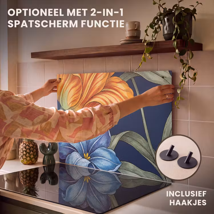 Inductie beschermer - Bloemen - Botanisch - Patroon — 10