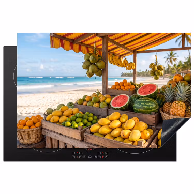 Inductie beschermer - Fruit - Strand - Tropisch — 1