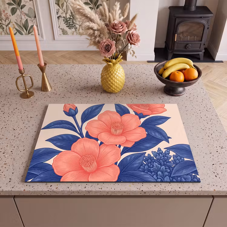 Inductie beschermer - Bloemen - Bladeren - Botanisch — 2