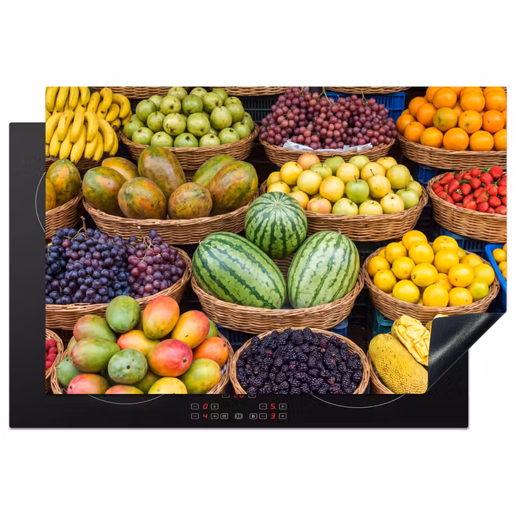 Inductie beschermer - Fruit - Markt - Kleurrijk — 1