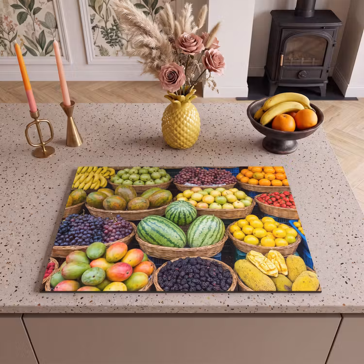Inductie beschermer - Fruit - Markt - Kleurrijk — 2