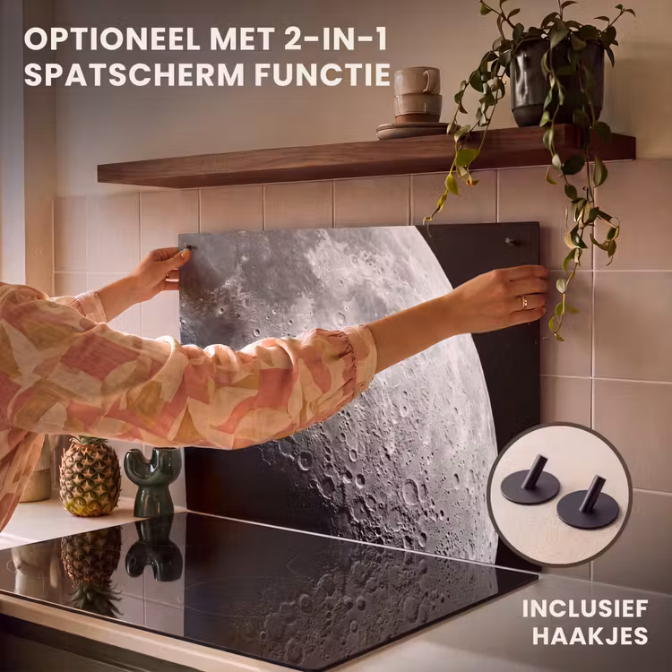 Inductie beschermer - Maan - Kraters - Ruimte — 10