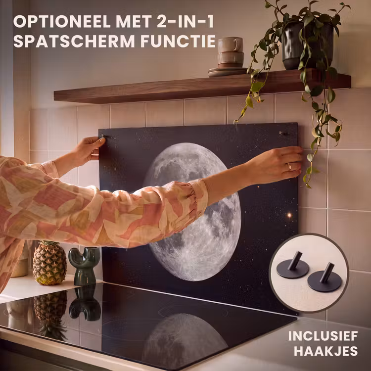 Inductie beschermer - Maan - Sterren - Ruimte — 10