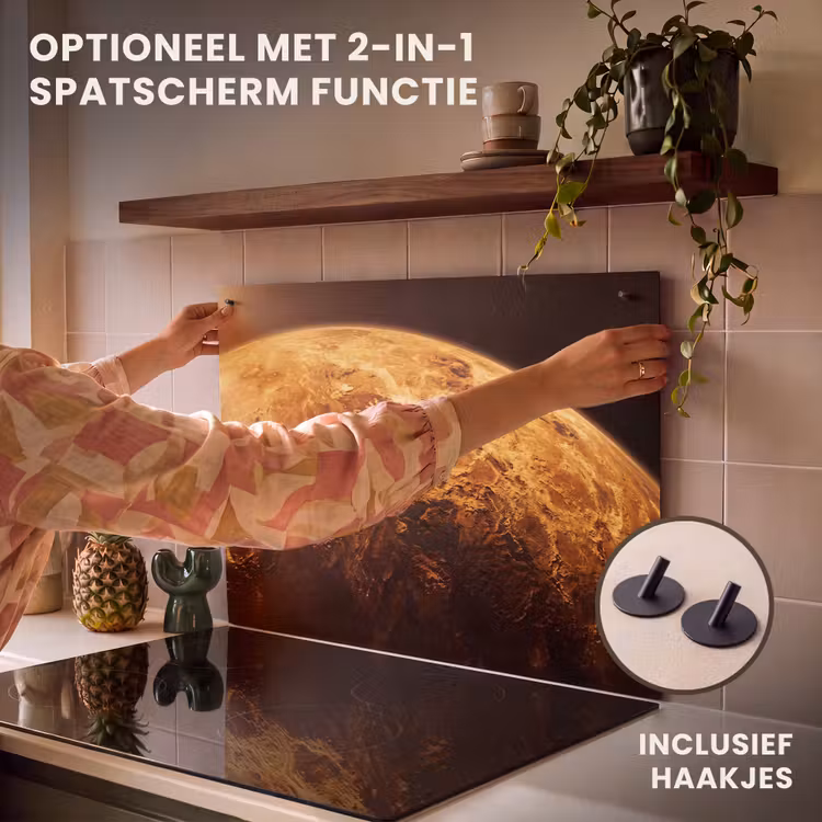 Inductie beschermer - Planeet - Ruimte - Oranje — 10