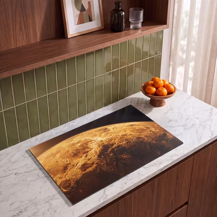 Inductie beschermer - Planeet - Ruimte - Oranje — 8