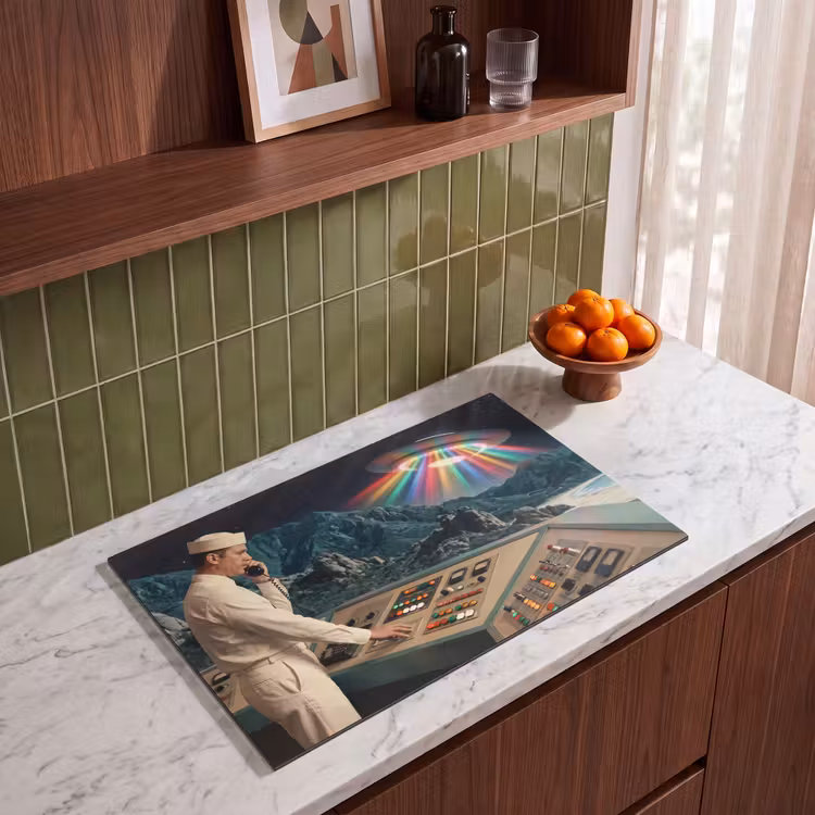 Inductie beschermer - Man - Controlekamer - Strand — 8