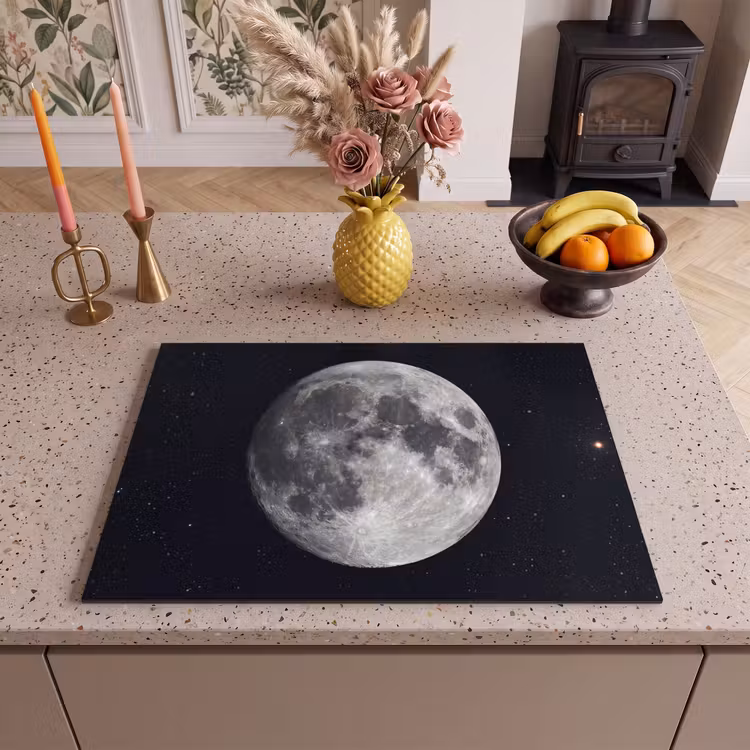 Inductie beschermer - Maan - Sterren - Ruimte — 2
