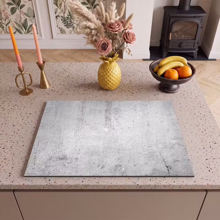 Inductie beschermer - Verweerde Beton Textuur — 2
