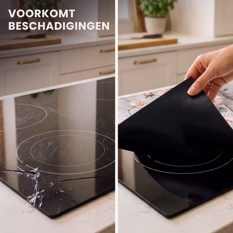 Inductie beschermer - Vintage Rozentuin — 3