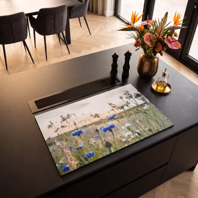 Inductie beschermer - Veld van Rust bij Zonsondergang — 5
