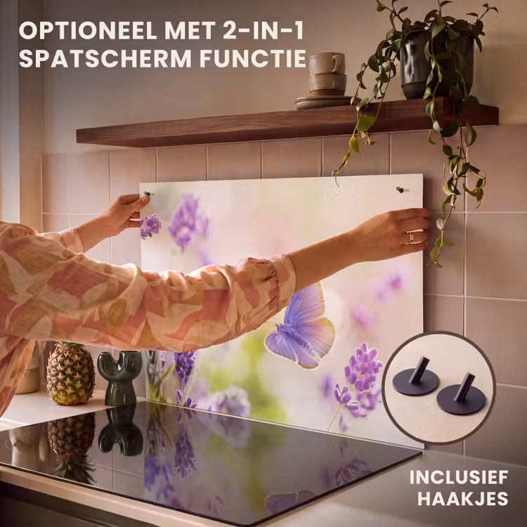 Inductie beschermer - Vlinderdans in Lavendel — 10
