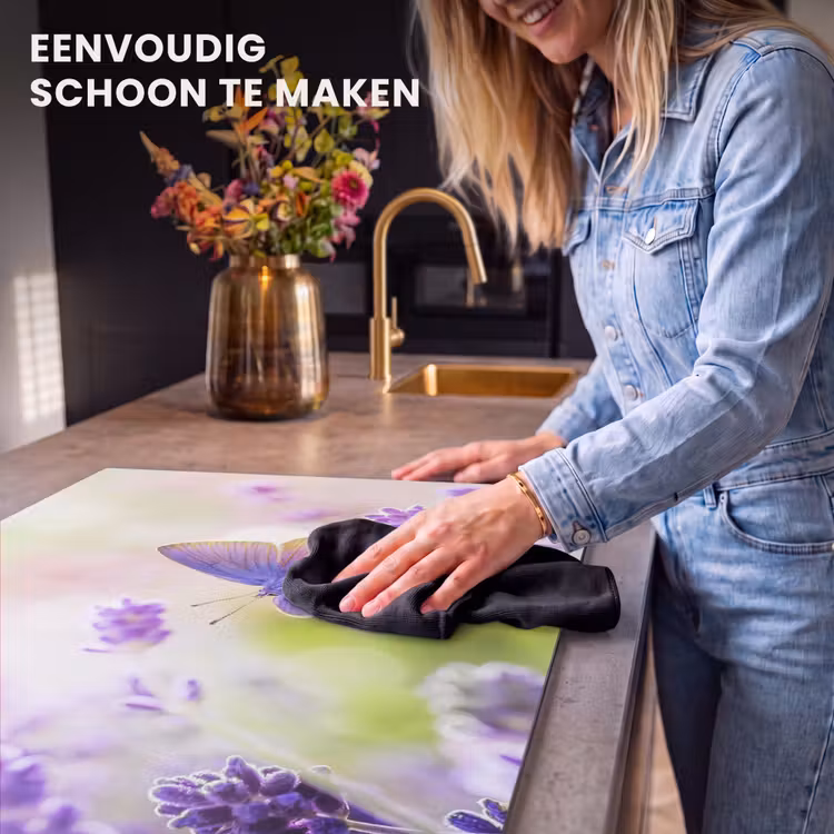 Inductie beschermer - Vlinderdans in Lavendel — 6