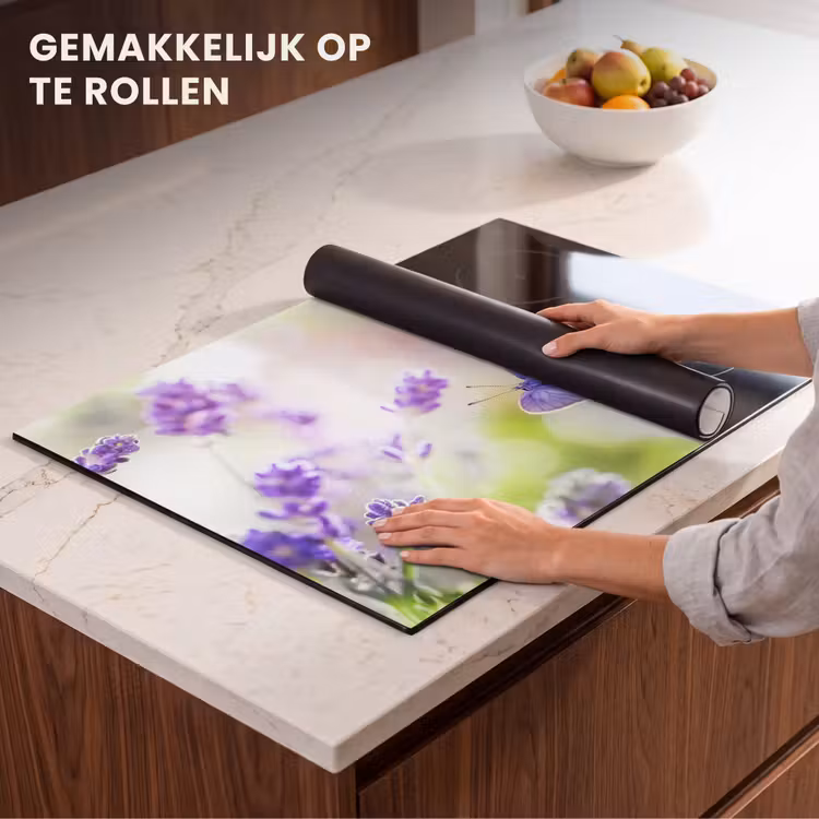 Inductie beschermer - Vlinderdans in Lavendel — 7