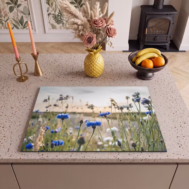 Inductie beschermer - Veld van Rust bij Zonsondergang — 2
