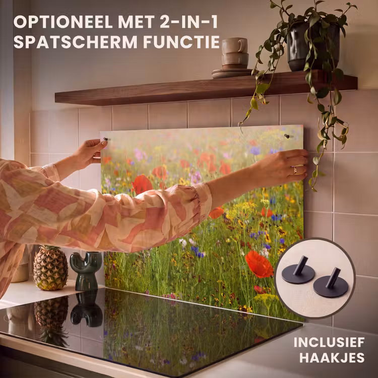 Inductie beschermer - Wildbloemenweelde in de Zomer — 10