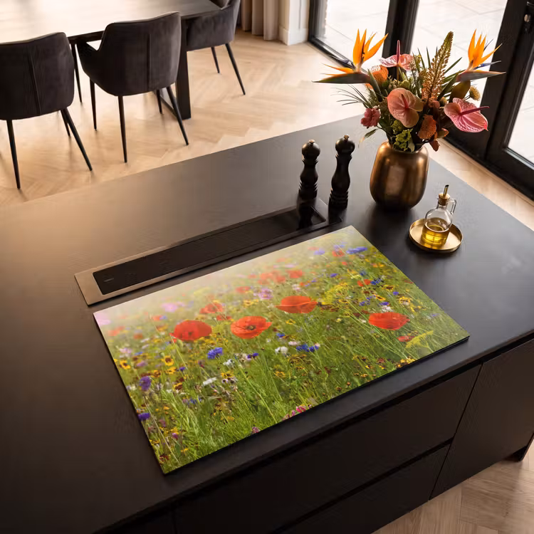Inductie beschermer - Wildbloemenweelde in de Zomer — 5
