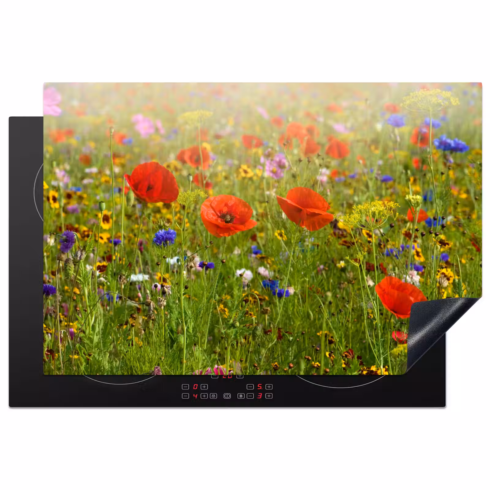 Inductie beschermer - Wildbloemenweelde in de Zomer — 1