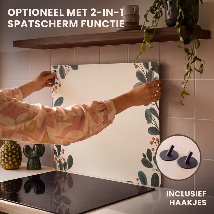 Inductie beschermer - Takken - Winter - Planten - Licht — 10