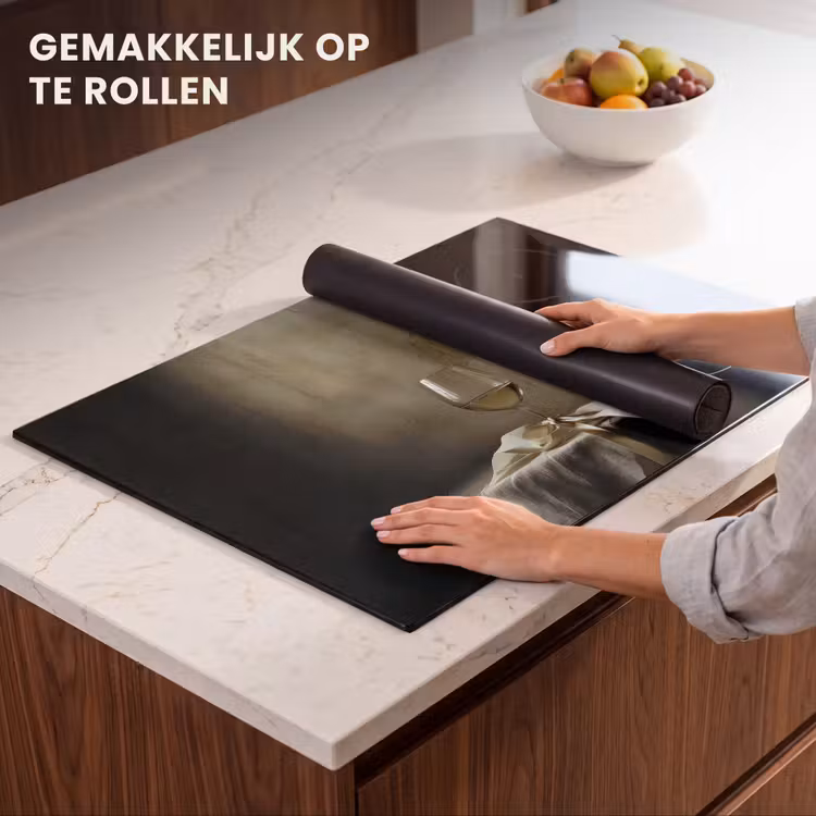 Inductie beschermer - Strik - Beige - Witte - Wijn — 7