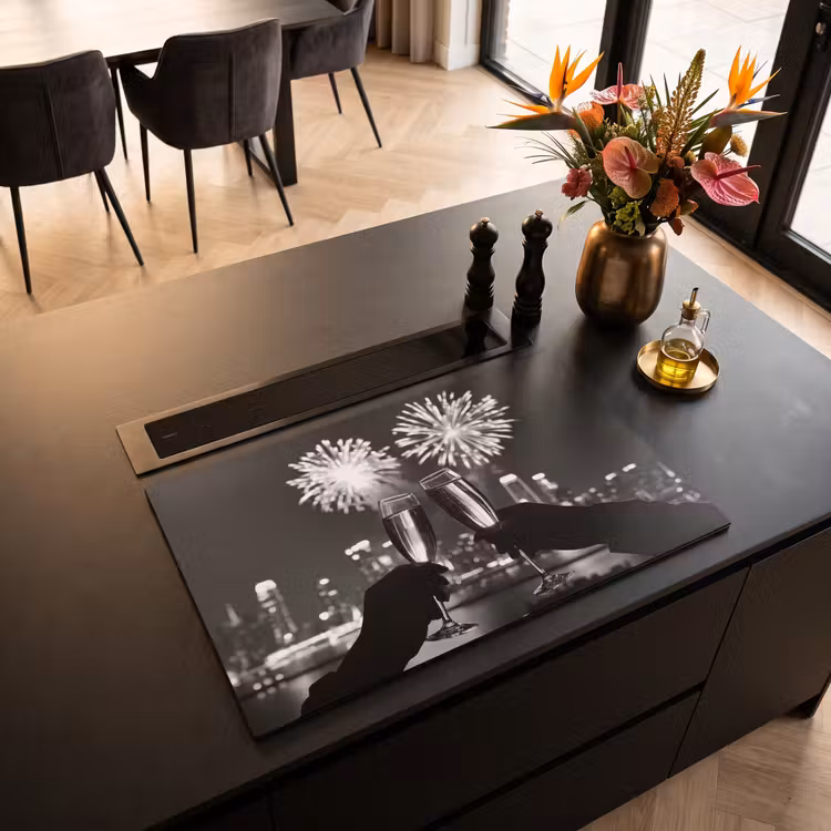 Inductie beschermer - Vuurwerk - Proosten - Skyline - Champagne — 5