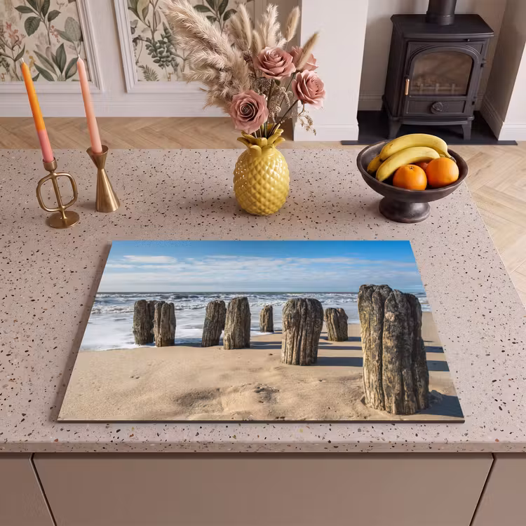 Inductie beschermer - Verweerde Palen op het Strand — 2