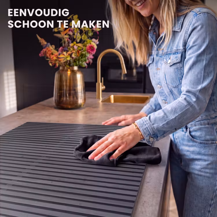 Inductie beschermer - Vintage - Plank - Hout - Grijs — 6