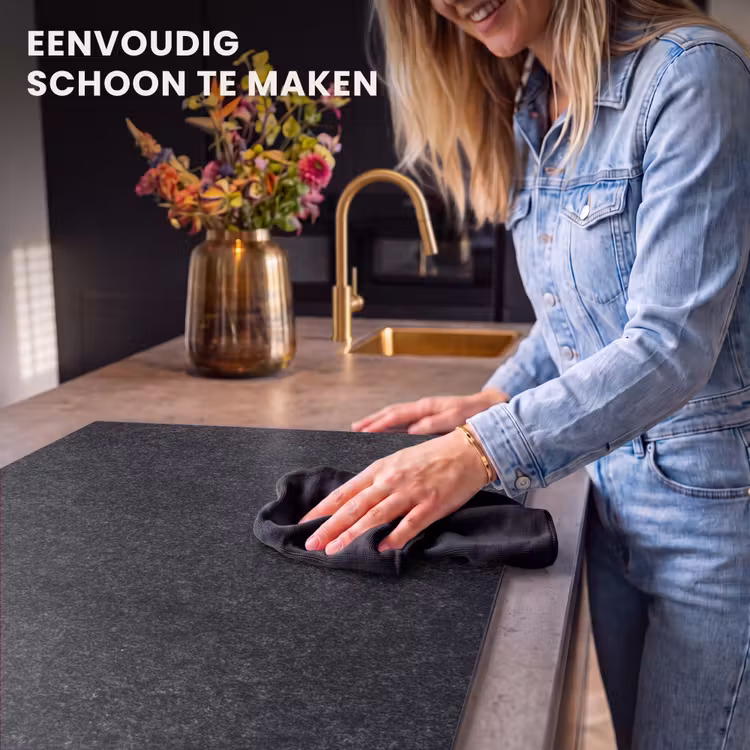 Inductie beschermer - Textuur van Nachtelijk Graniet — 6