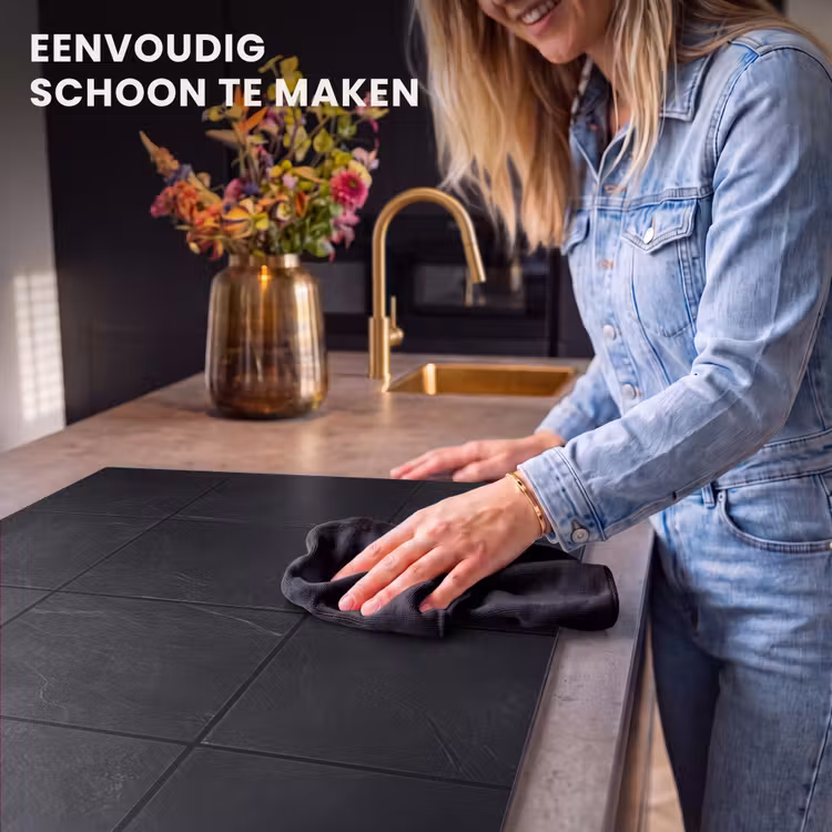 Inductie beschermer - Zwart - Tegels — 6