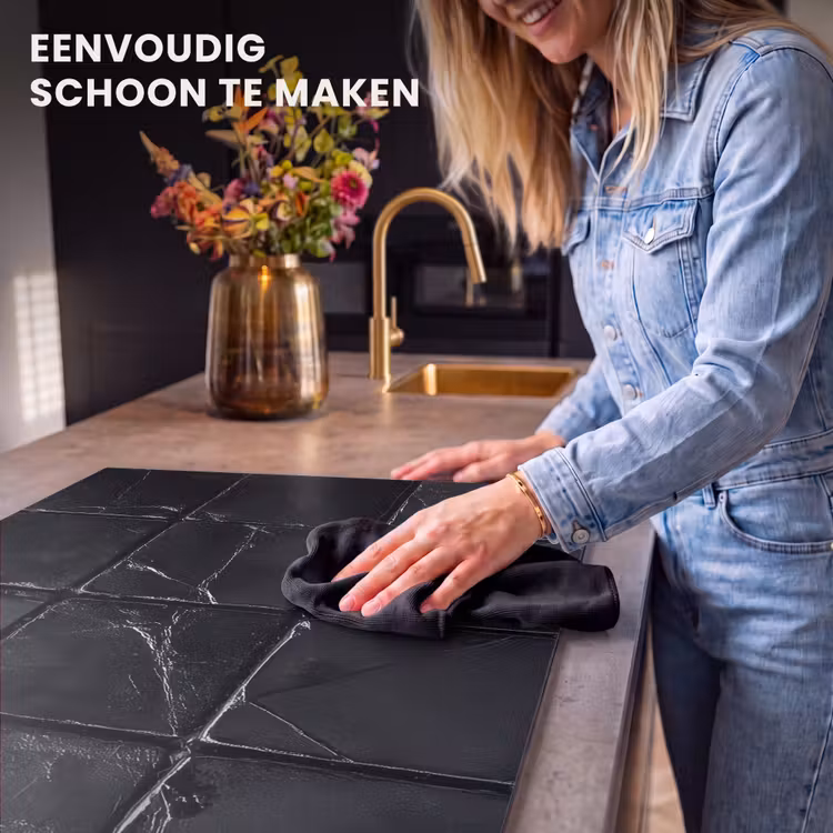 Inductie beschermer - Zwart - Tegels - Steen — 6