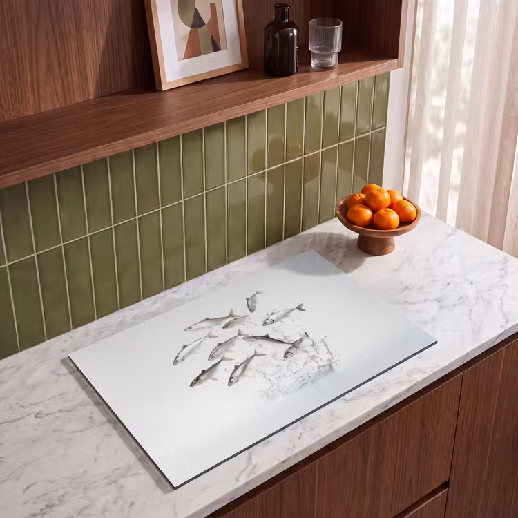 Inductie beschermer - Vissen - Water - Wit — 8