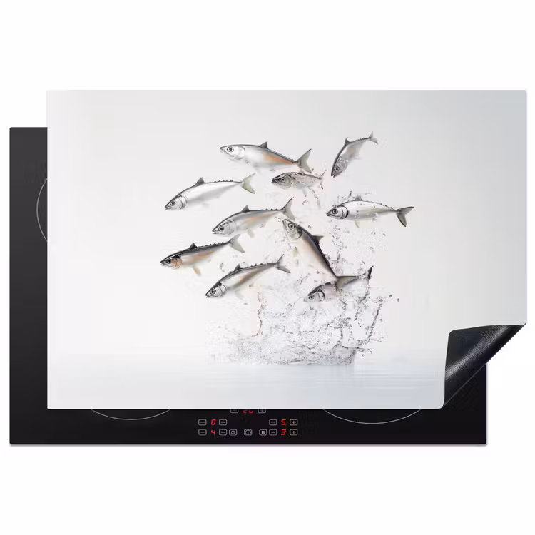 Inductie beschermer - Vissen - Water - Wit — 1