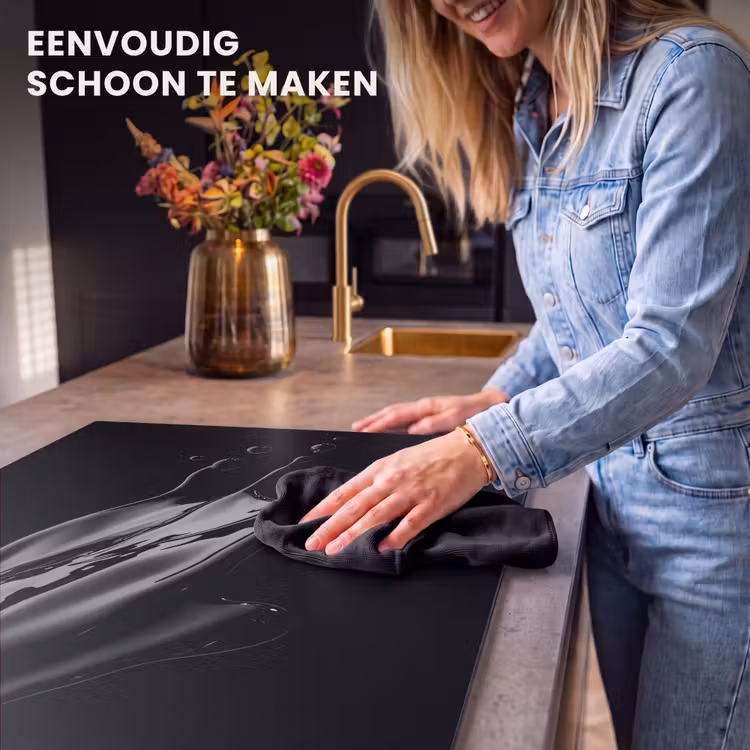Inductie beschermer - Zwart - Splash - Water — 6