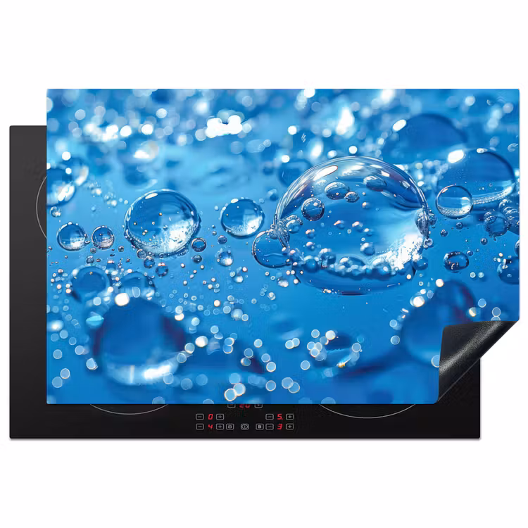 Inductie beschermer - Water - Blauw - Waterdruppel - Abstract — 1