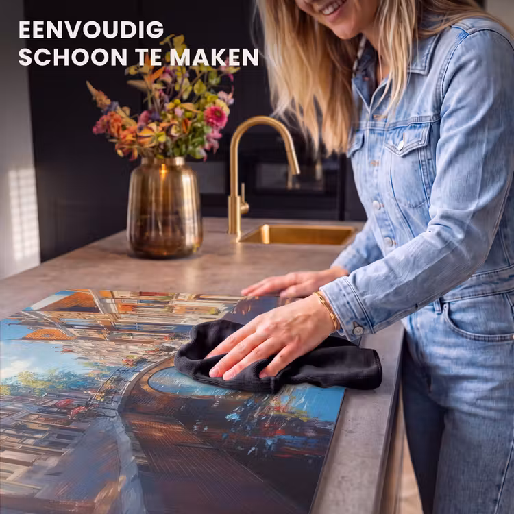 Inductie beschermer - Stad - Gracht - Zon - Fietsen — 6